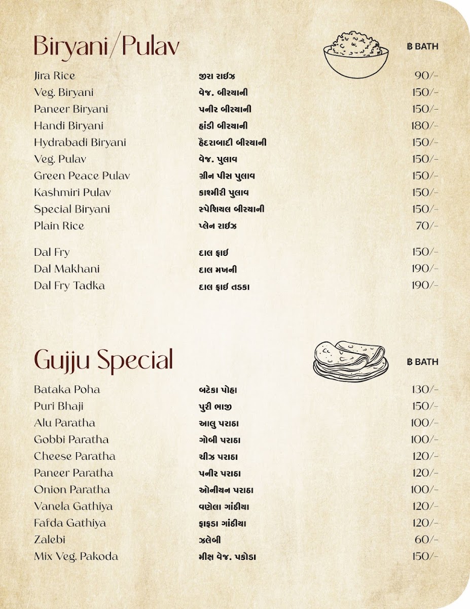Patel Restaurant Photo Menu 5