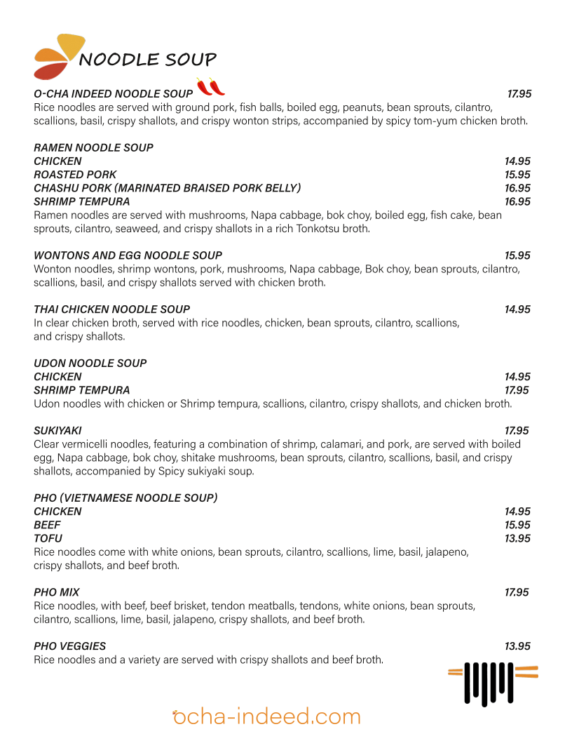 Ocha Indeed Photo Menu 4