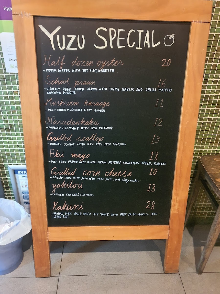 Yuzu pyrmont Photo Menu 4