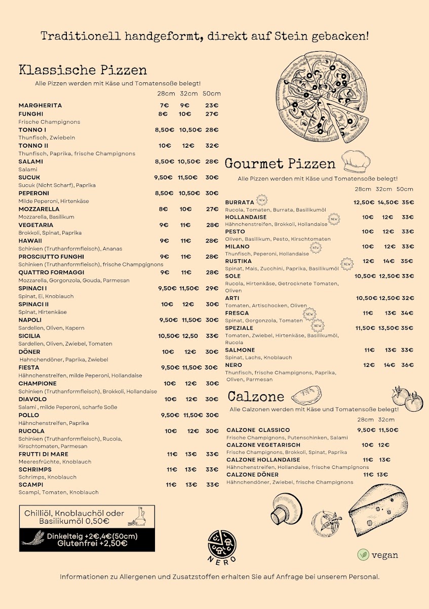 Pizzeria Nero Photo Menu 1