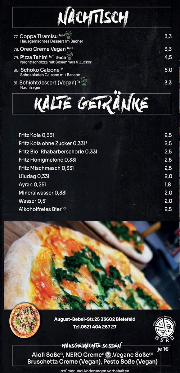 Pizzeria Nero Photo Menu 7