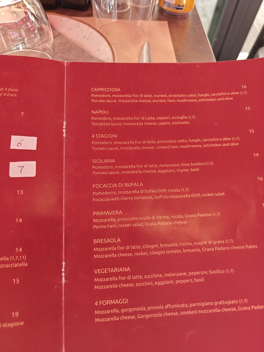 Bella Toscana Trattoria Photo Menu 2