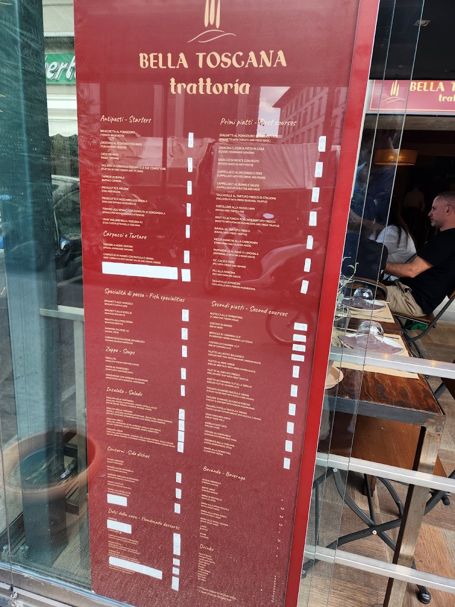 Bella Toscana Trattoria Photo Menu 4
