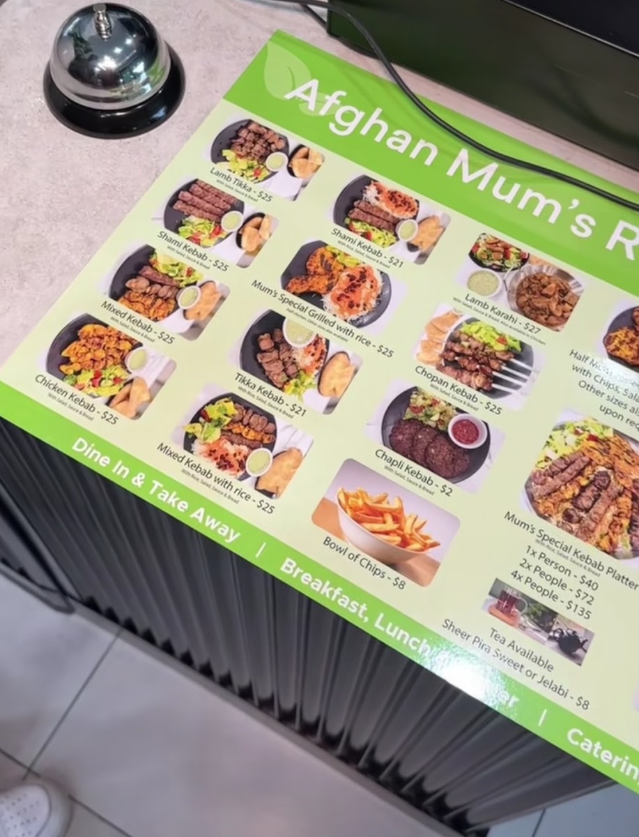 Afghan Mum's Restaurant Dandenong Photo Menu 5