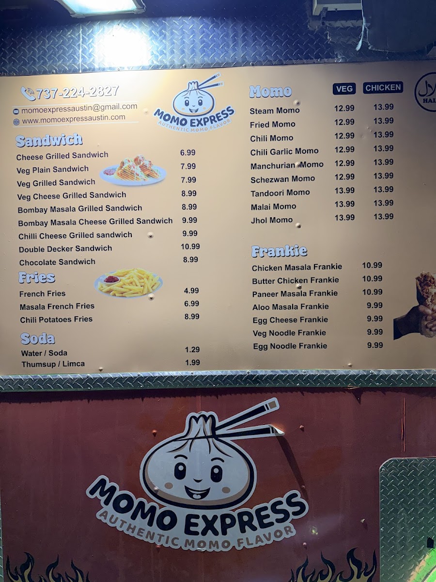Momo Express Photo Menu 2