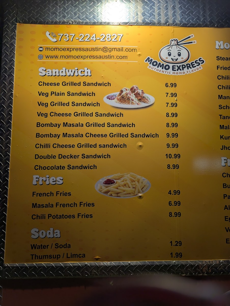 Momo Express Photo Menu 4