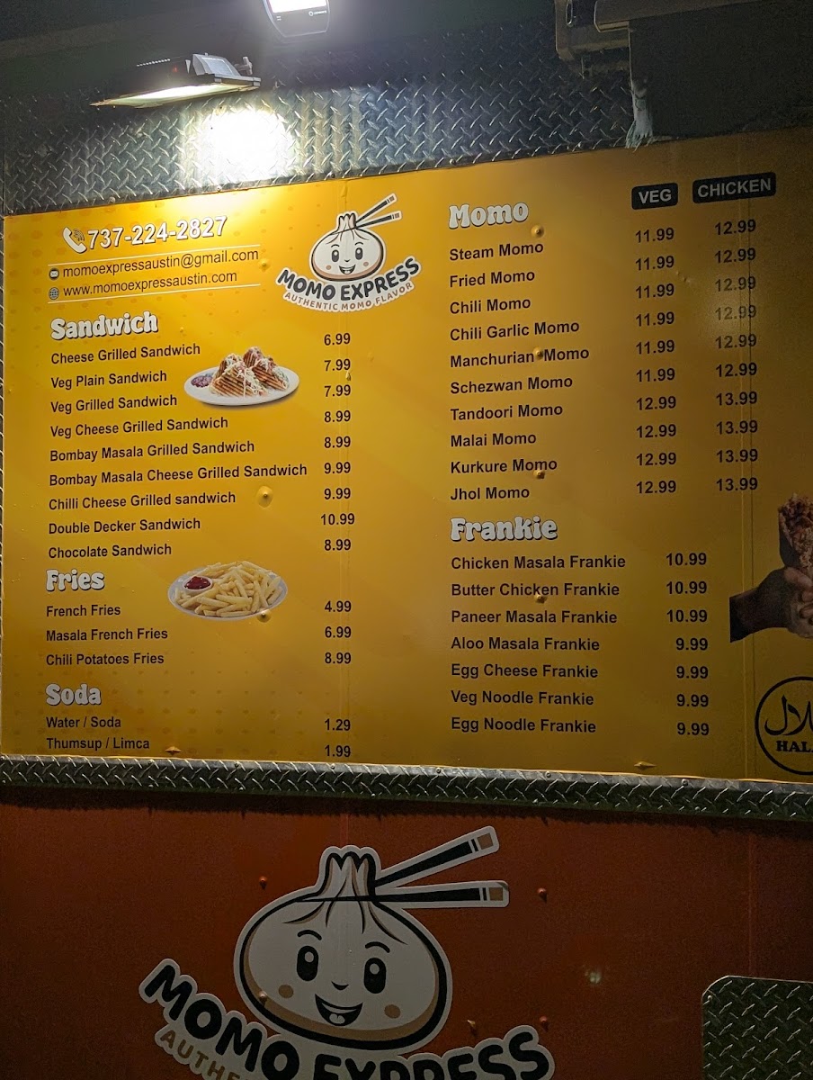 Momo Express Photo Menu 6