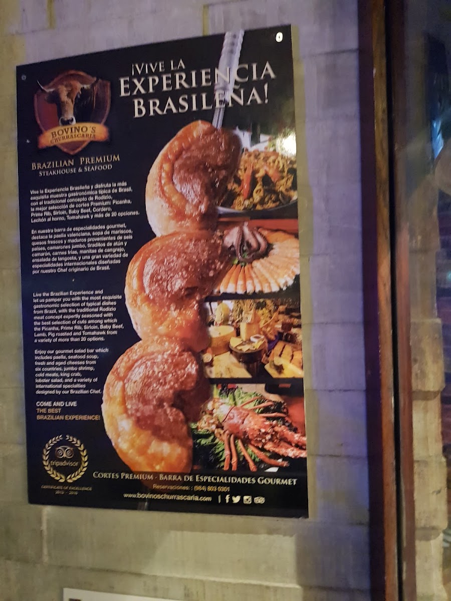 Bovinos Steakhouse | Playa del Carmen Photo Menu 2
