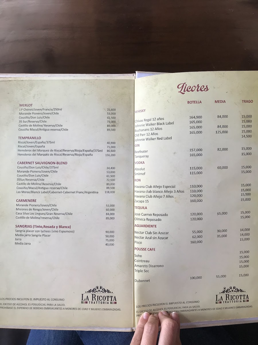 La Ricotta Trattoria Photo Menu 6