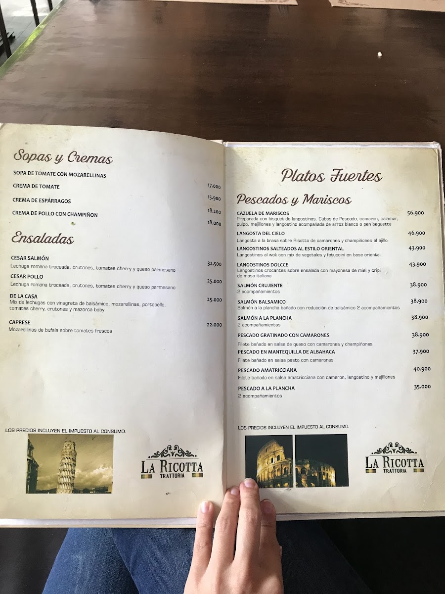 La Ricotta Trattoria Photo Menu 7