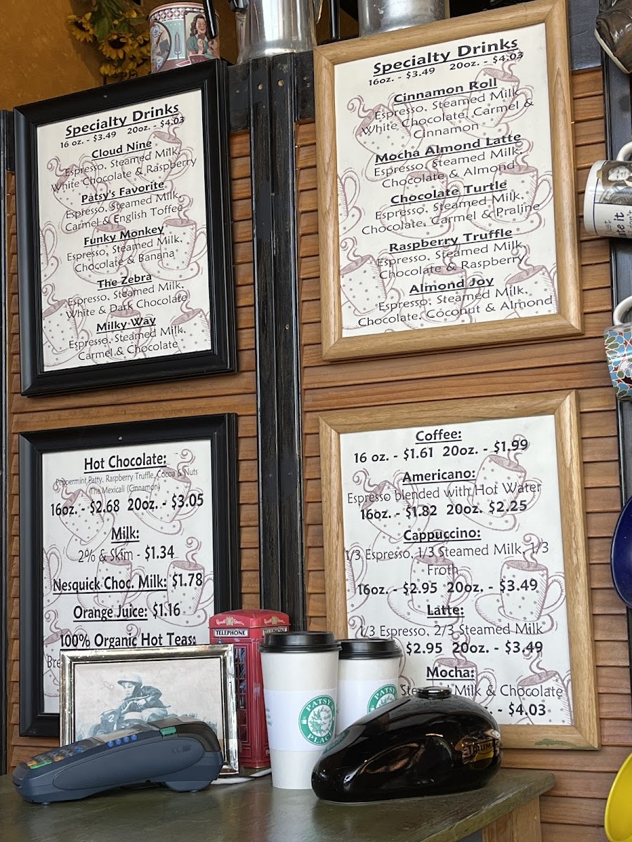 Patsy's place Photo Menu 1