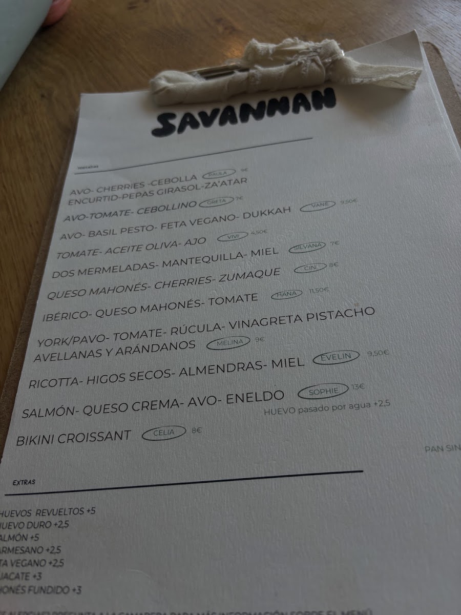 CAFE&DEPORTE Maison Savannah Studio Photo Menu 8