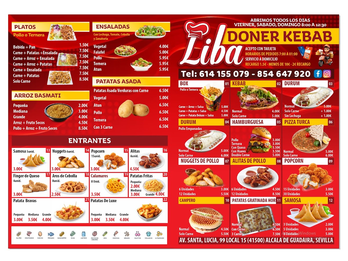 LIBA DONER KEBAB Photo Menu 2