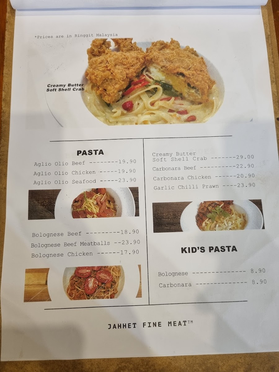 JAHHET FINE MEAT @ Bangi Photo Menu 1