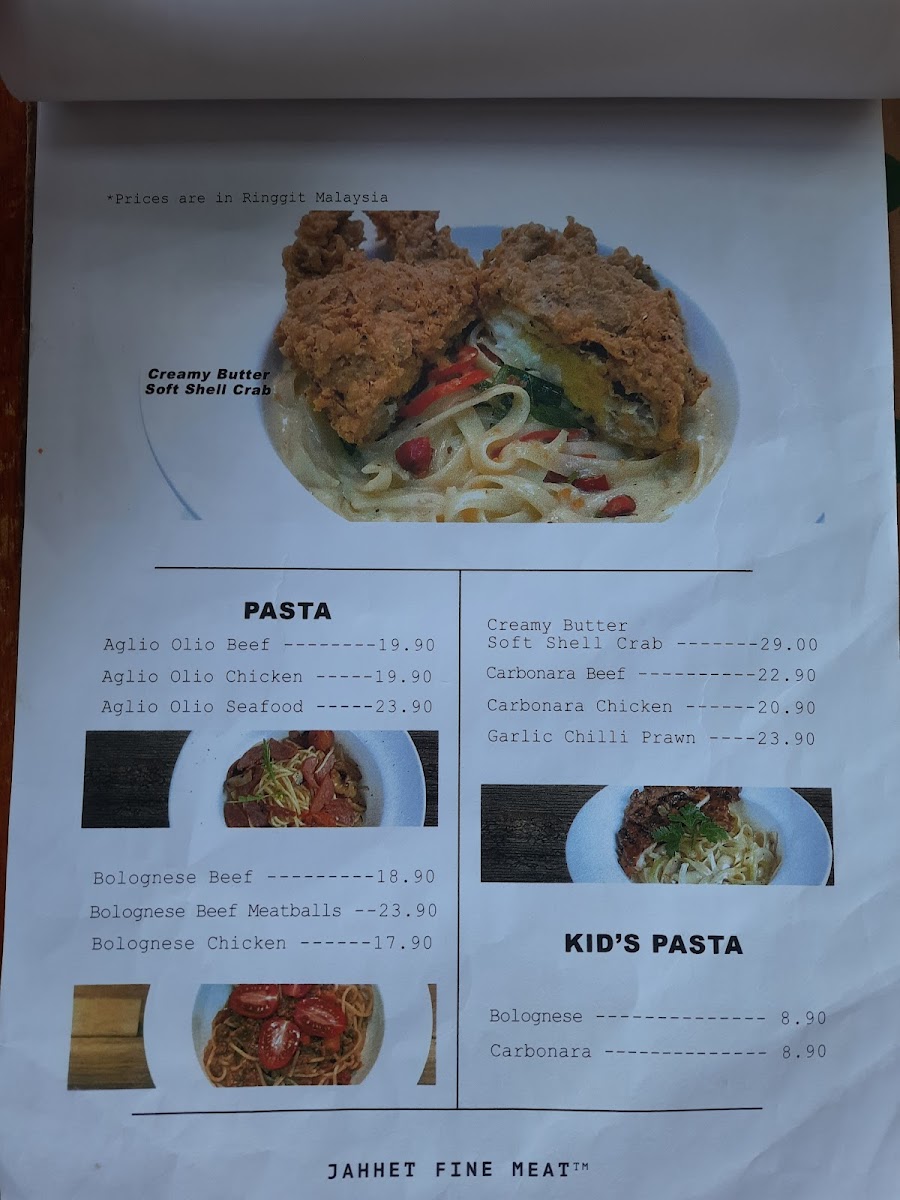 JAHHET FINE MEAT @ Bangi Photo Menu 2