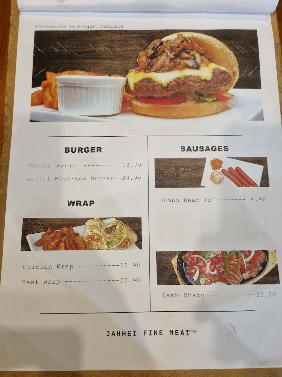 JAHHET FINE MEAT @ Bangi Photo Menu 3