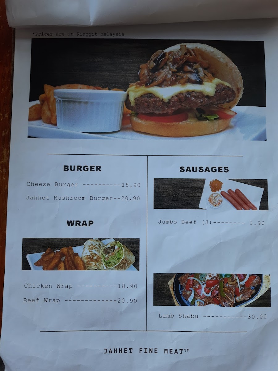 JAHHET FINE MEAT @ Bangi Photo Menu 4
