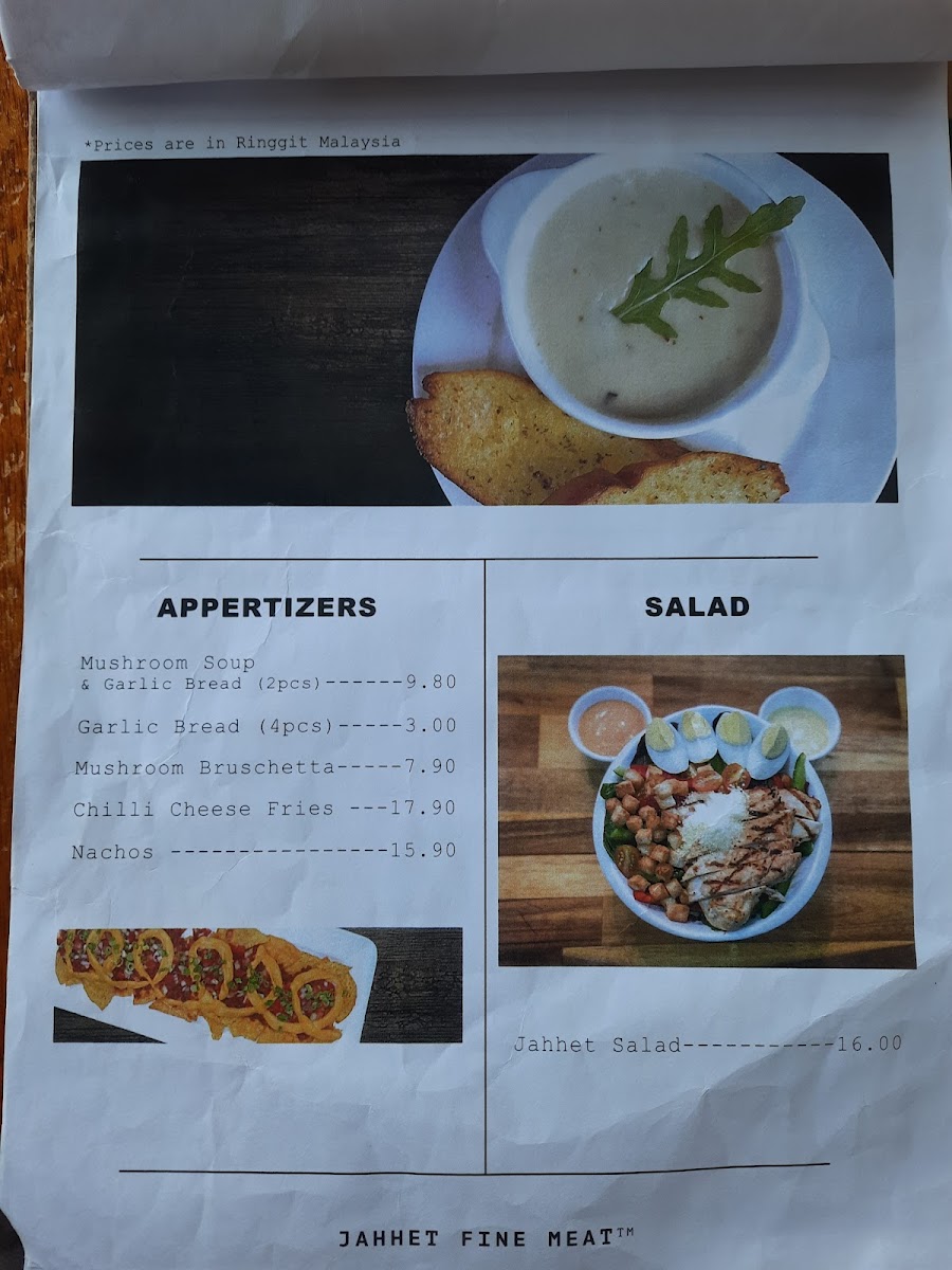 JAHHET FINE MEAT @ Bangi Photo Menu 5