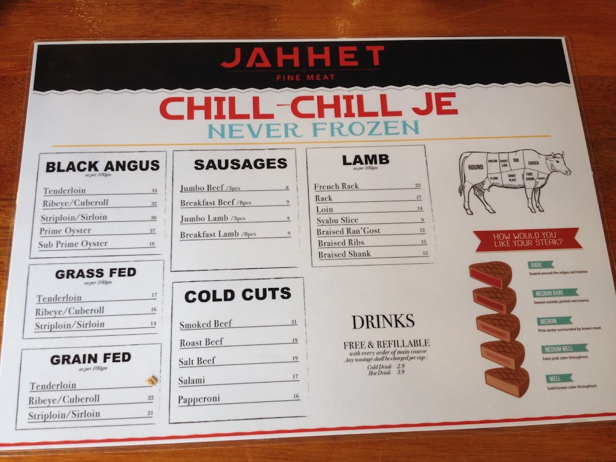 JAHHET FINE MEAT @ Bangi Photo Menu 9