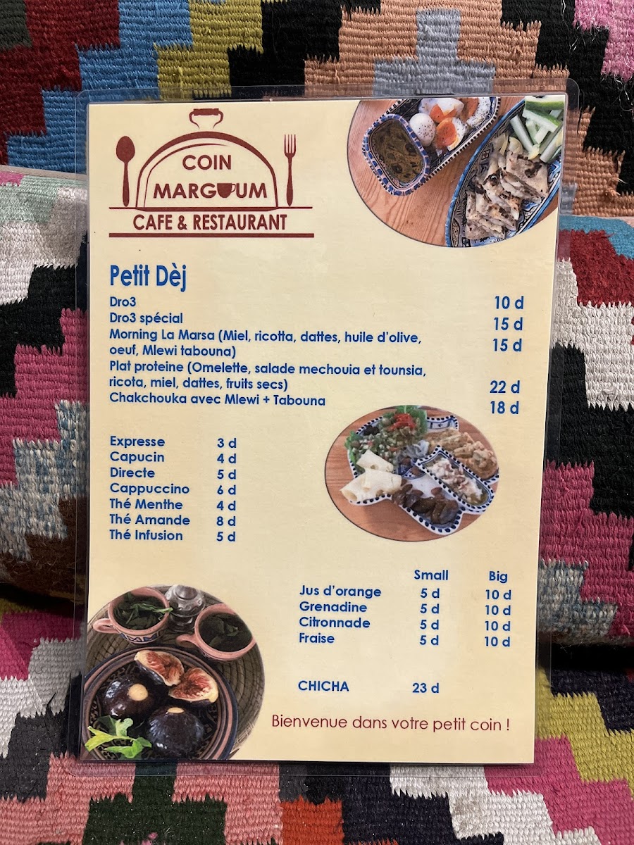 Coin Margoum Photo Menu 1
