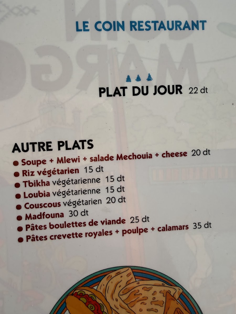 Coin Margoum Photo Menu 8