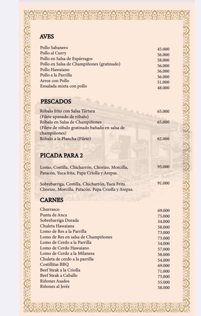 Restaurante El Poblado Photo Menu 5