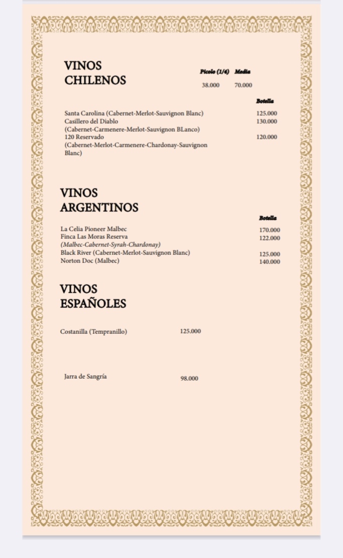Restaurante El Poblado Photo Menu 8