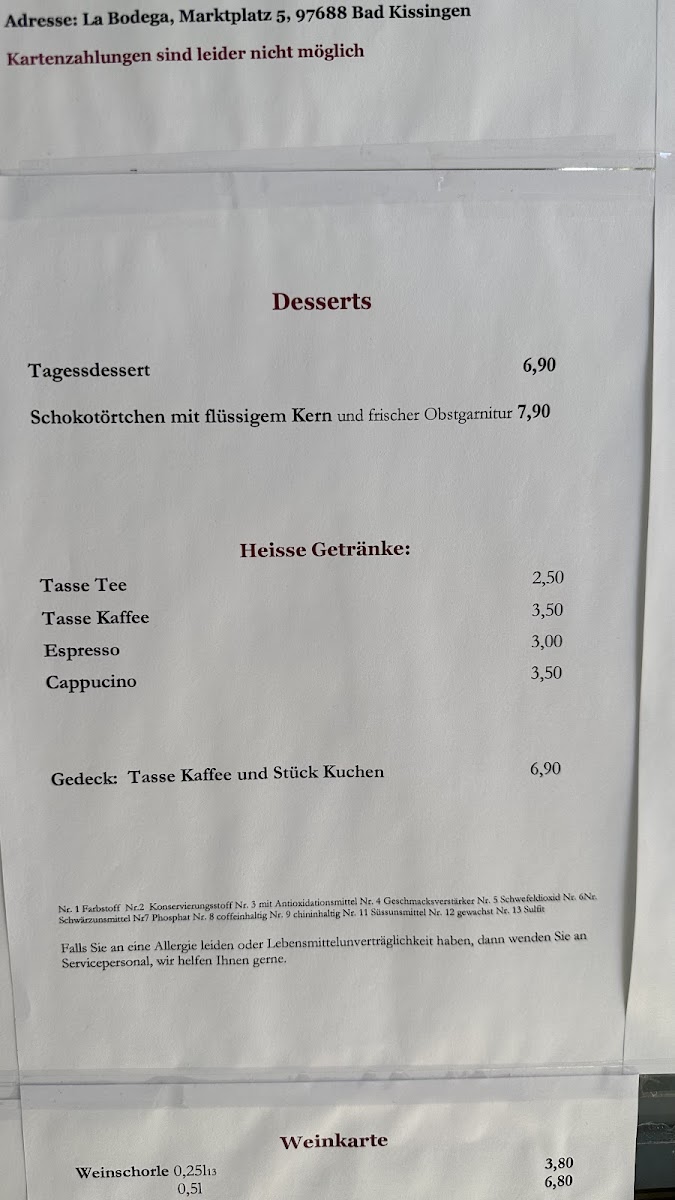 La Bodega - Tabas-Bar Photo Menu 7