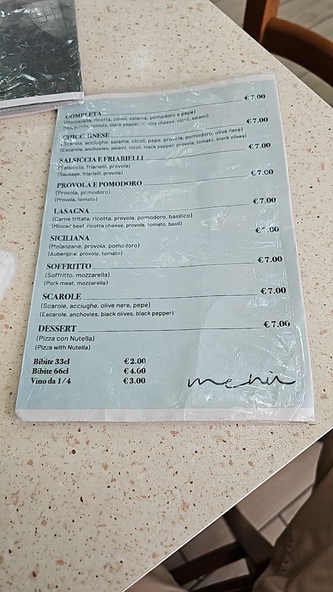 Pizzeria De' Figliole Photo Menu 2
