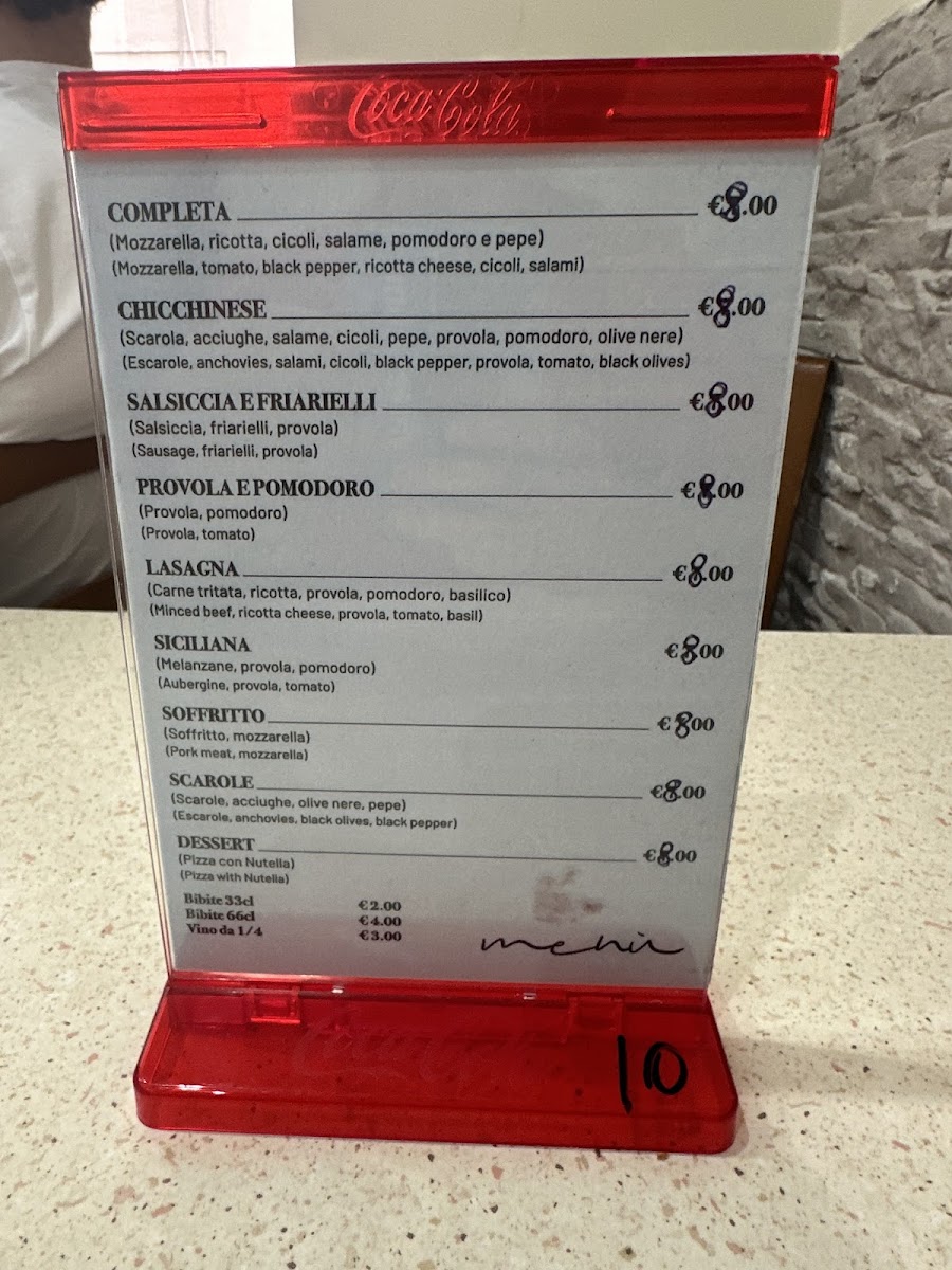 Pizzeria De' Figliole Photo Menu 3