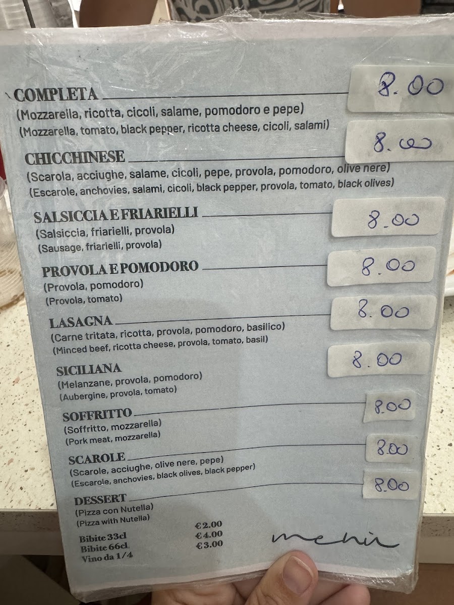 Pizzeria De' Figliole Photo Menu 9