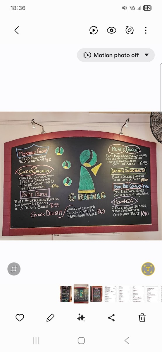 Badgers Restaurant Photo Menu 5
