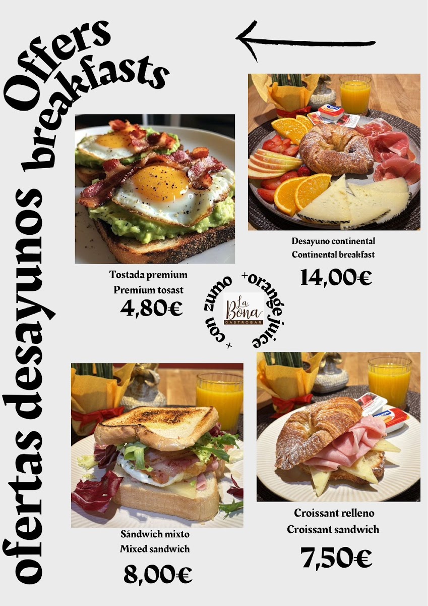 La Bona Photo Menu 8