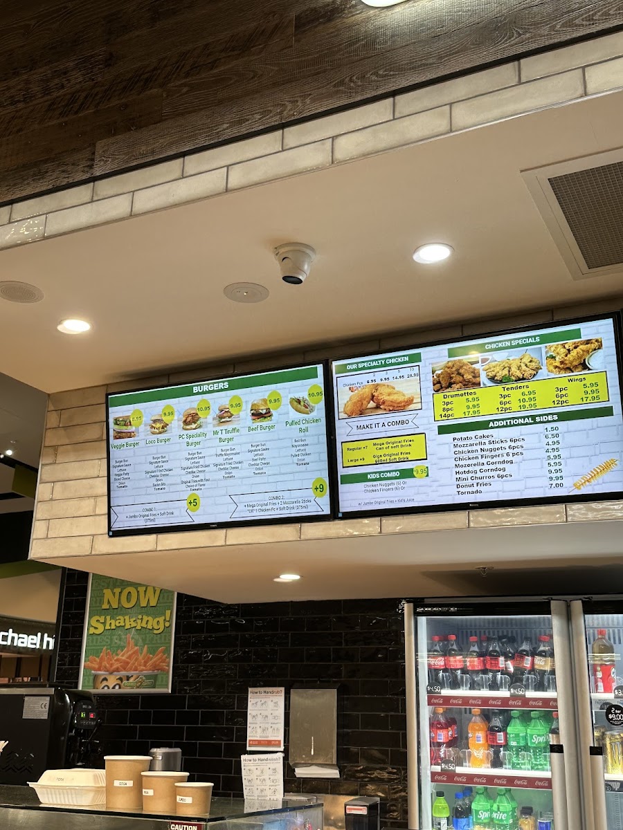 Potato Corner Craigieburn Photo Menu 1
