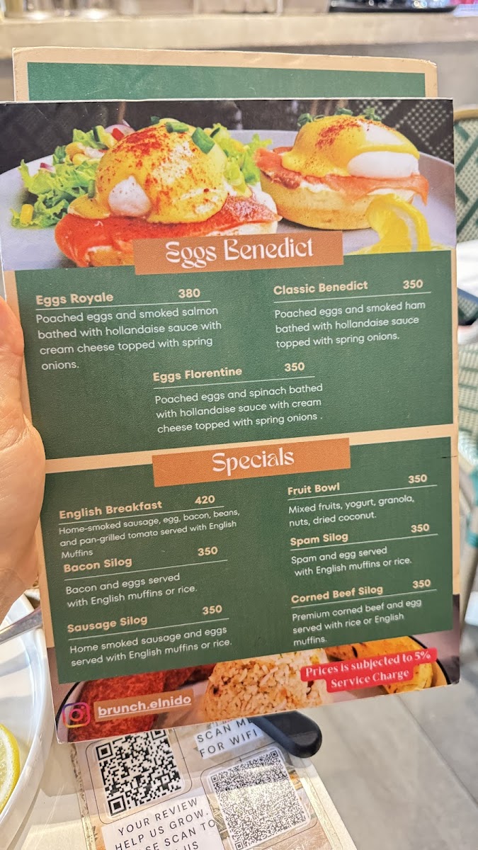 Brunch El nido Photo Menu 6