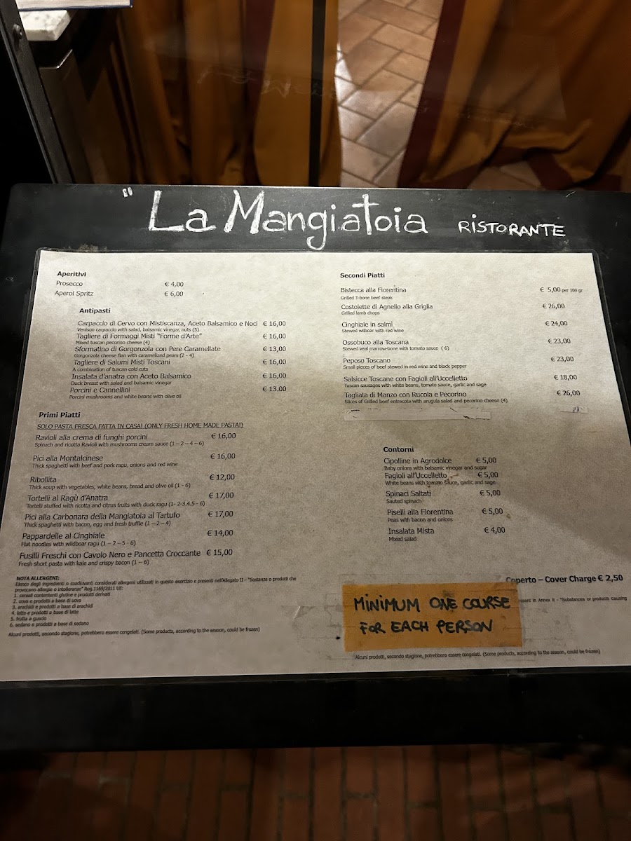 La Mangiatoia Photo Menu 5