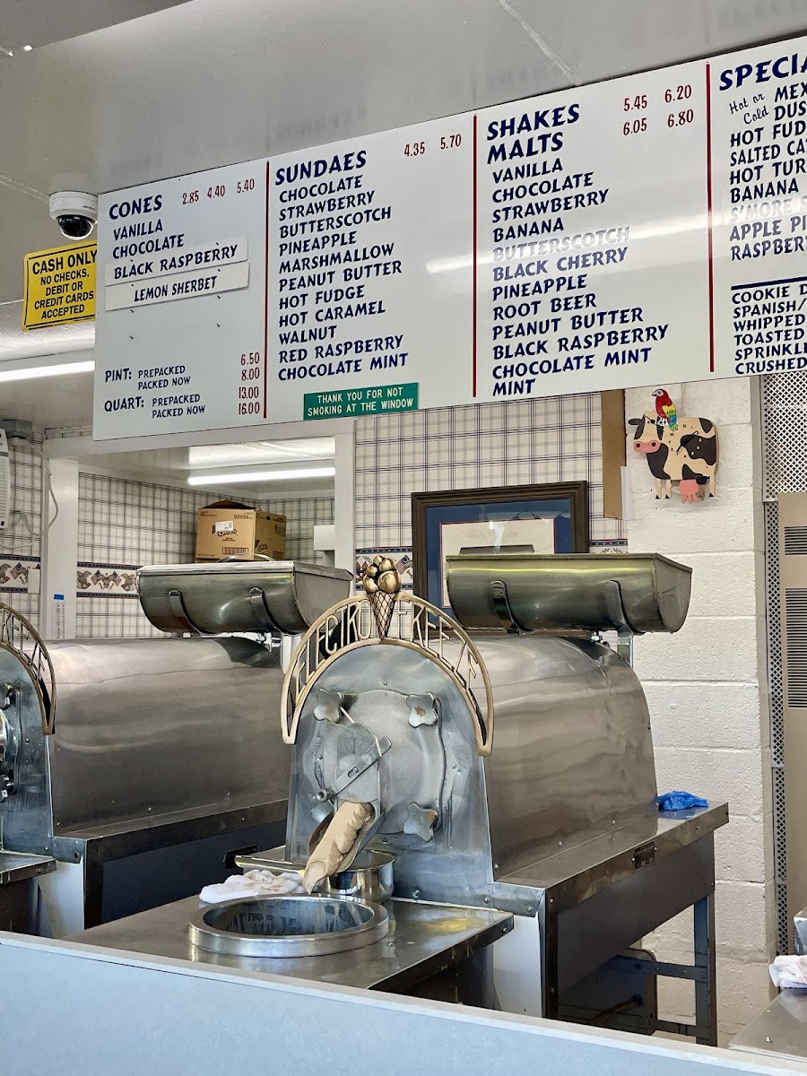 Hank's Frozen Custard Photo Menu 5