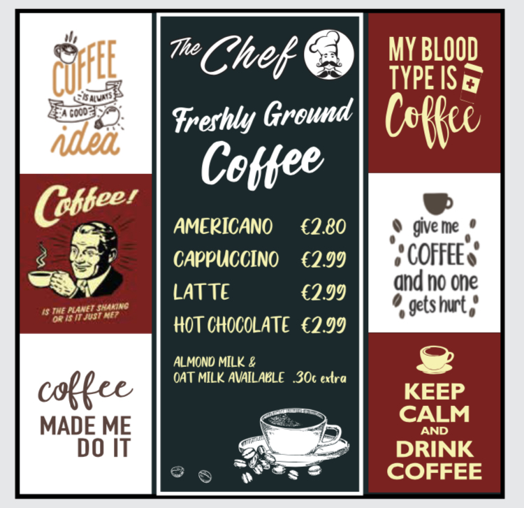 Big Chef Cafe Photo Menu 1