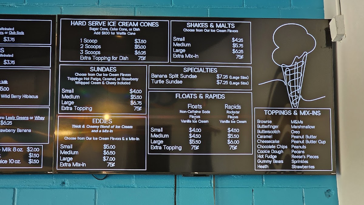 Current Coffee Company Photo Menu 1