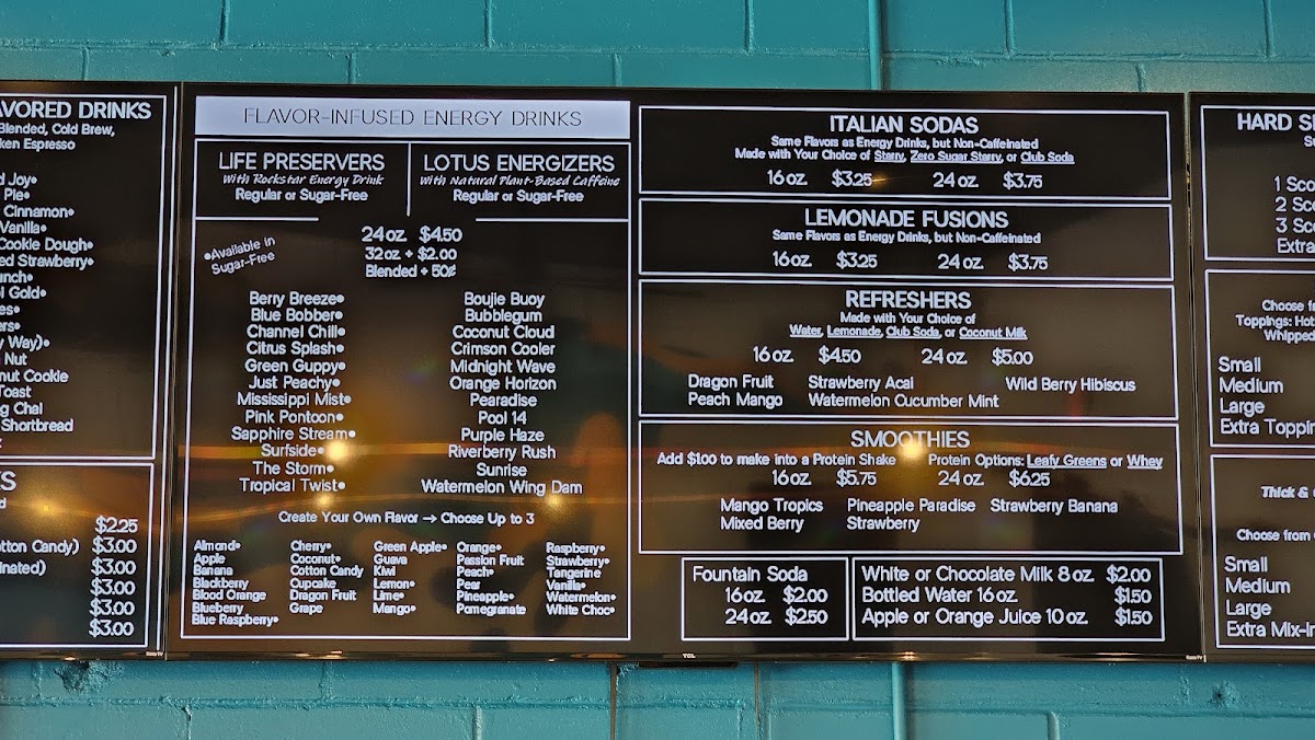 Current Coffee Company Photo Menu 5