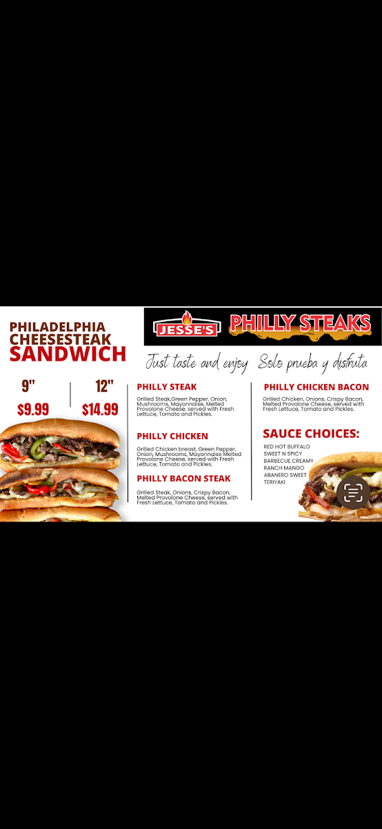 Jesse's Philly Steaks Photo Menu 6