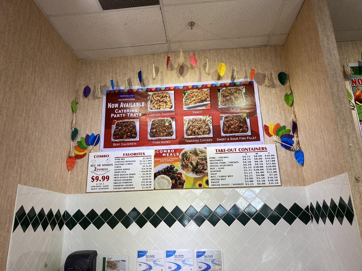 Tropical Hut Philippine Cuisine Photo Menu 5