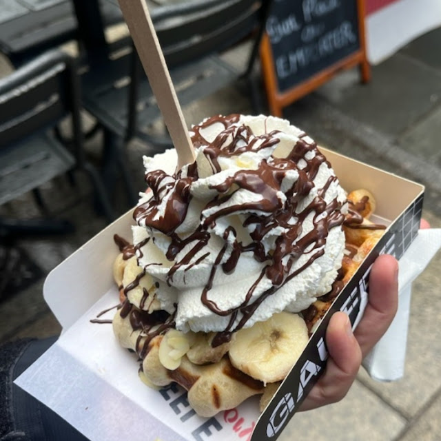 Gaufre Liégeoise Banana Split