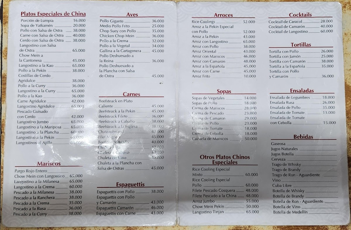 Restaurante Pekin Photo Menu 2