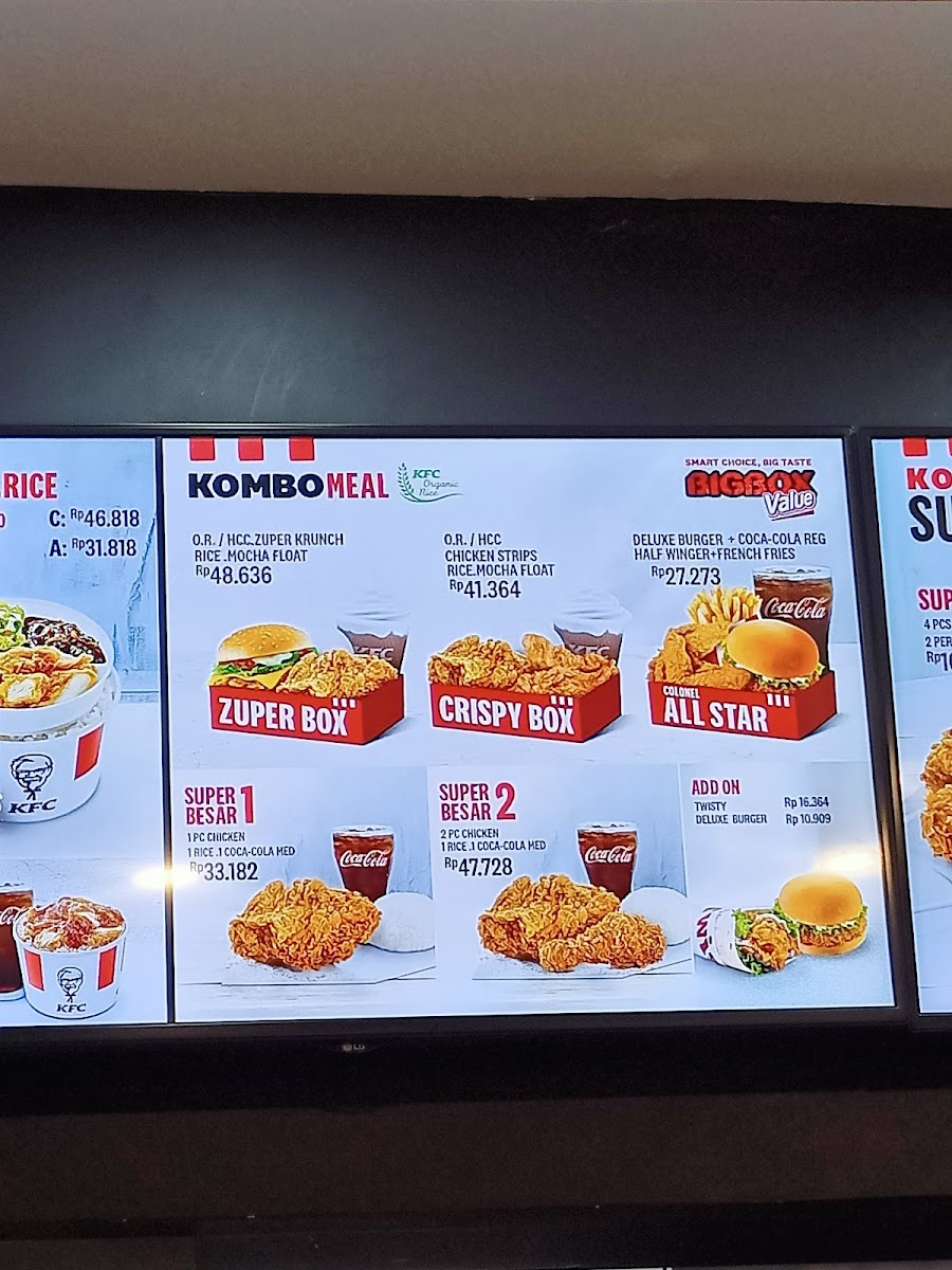 KFC Mamuju Photo Menu 1