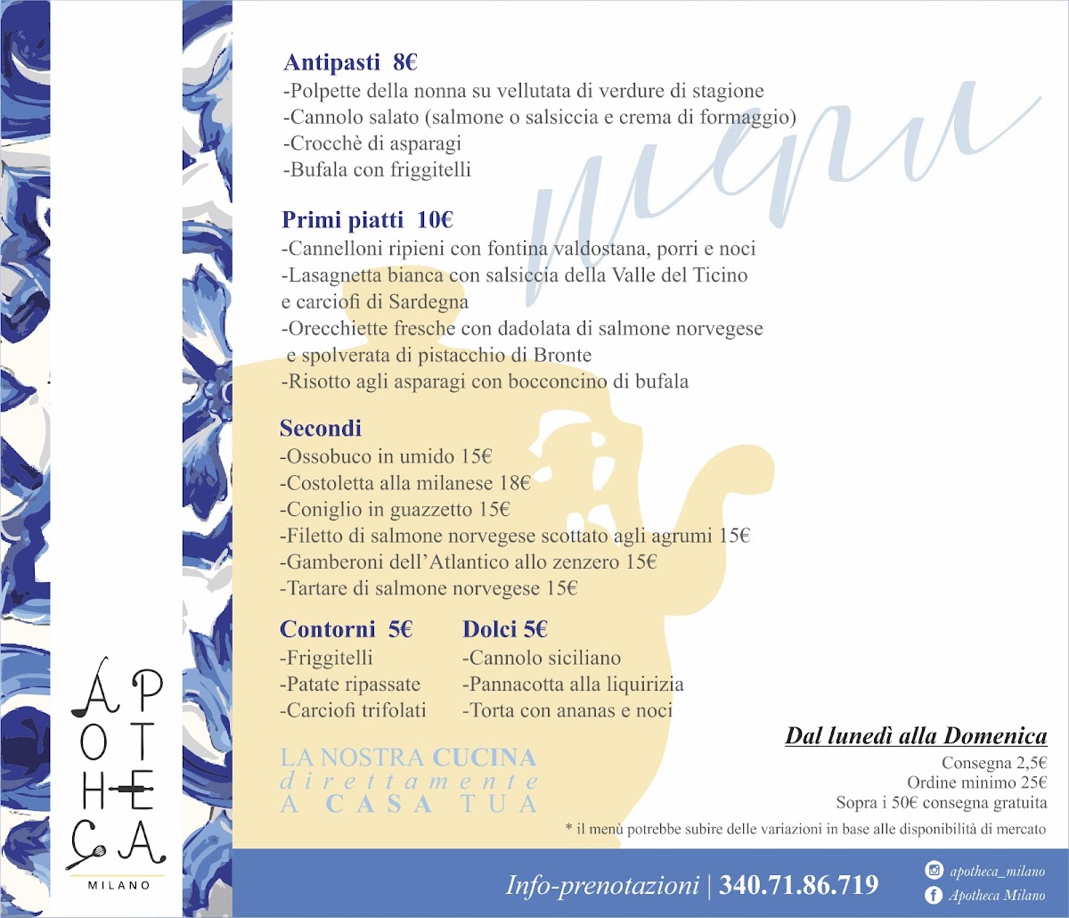 La Scarpetta Ristorante Photo Menu 1