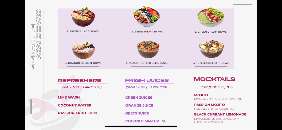 Bowl Bites Photo Menu 4