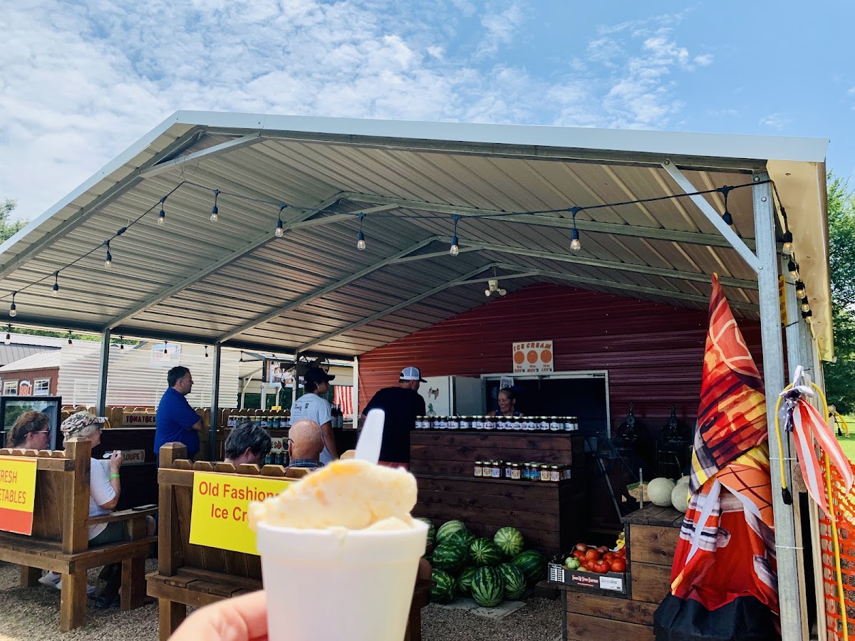 Peach Orchard Ice Cream Photo 4