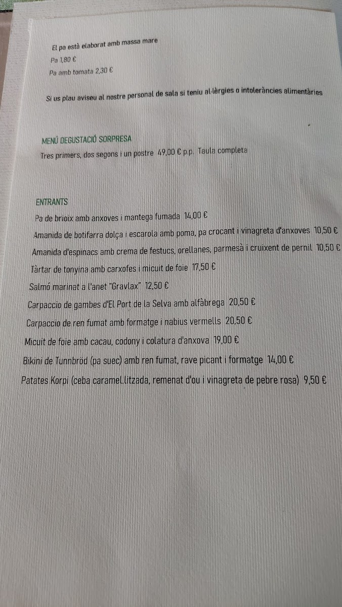 Restaurant Korpilombolo Photo Menu 6