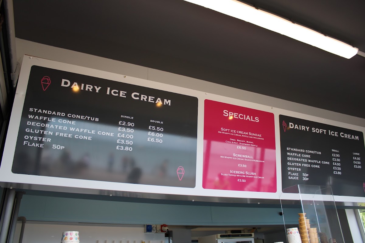 Tilly’s Ice Cream Photo Menu 1